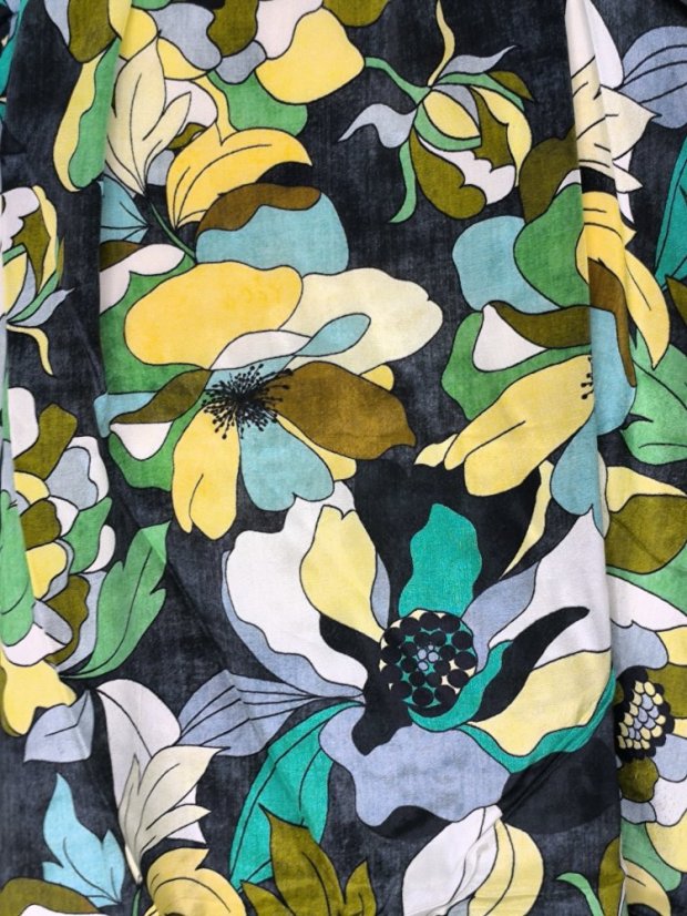 Flora Imperialis - Šaty v kimonovom strihu