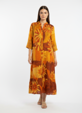 Gerbera - Košeľové šaty s 3/4 rukávom