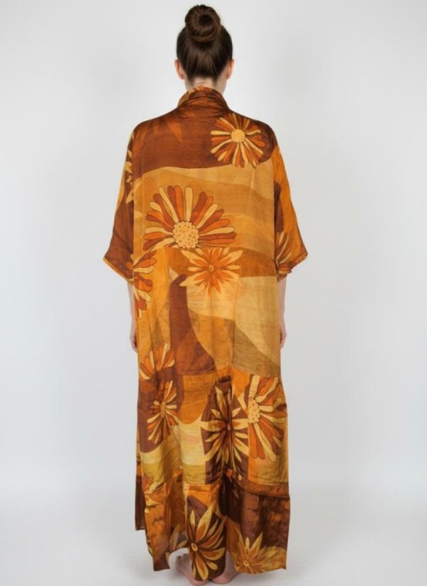 Gerbera - Košeľové šaty s 3/4 rukávom