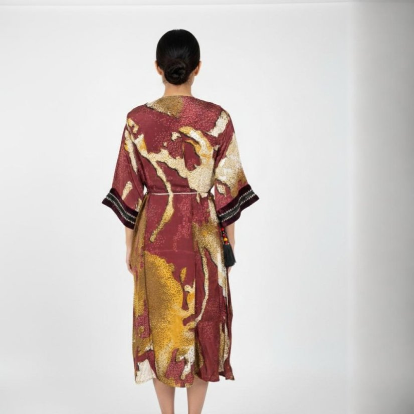 Rubor Solis - Šaty v kimonovom strihu
