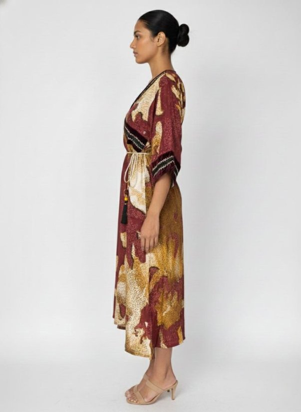 Rubor Solis - Šaty v kimonovom strihu
